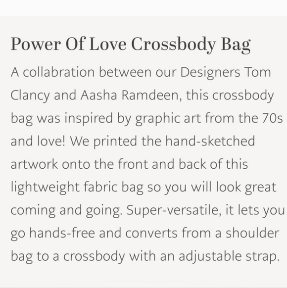 BRIGHTON Power of Love Rainbow Heart Retro Crossbody Shoulder Belt Bag - Picture 3 of 16